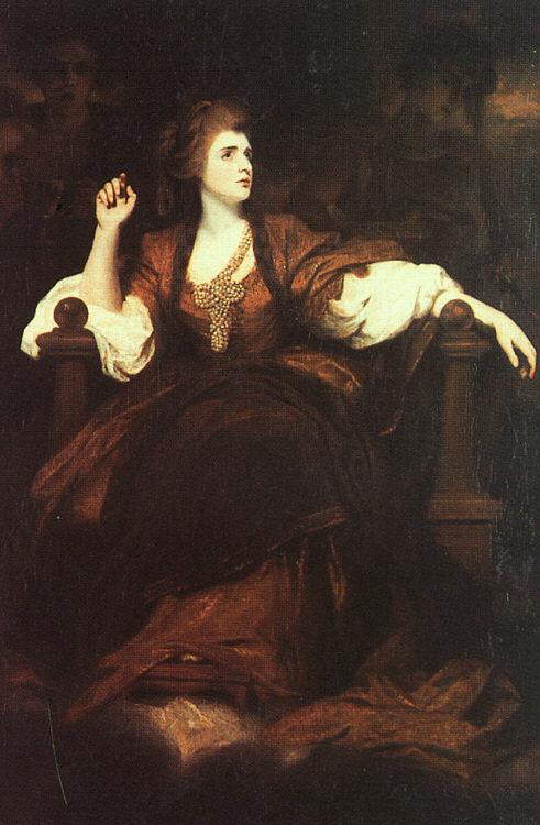 Sir Joshua Reynolds Portrait of Mrs Siddons as the Tragic Muse France oil painting art